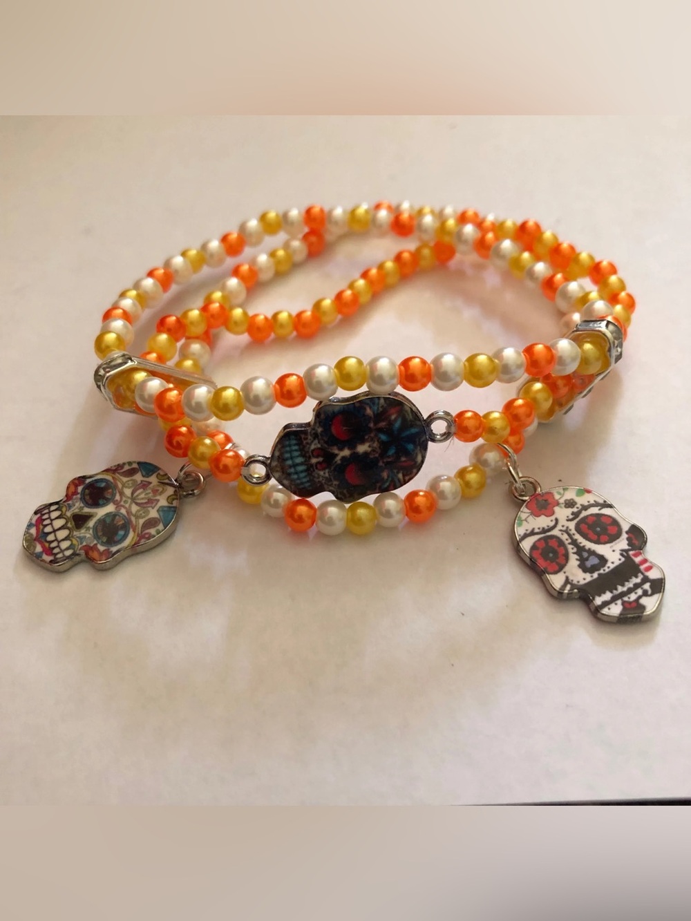 Día De Muertos Skull Calavera Bracelet
SKU574